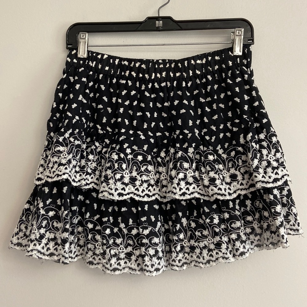 Rachael & Chloe Ruffle Mini Skirt Women Size S